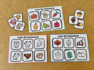 Le loto de l’automne pour les petits