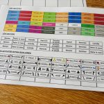 Tableau des devoirs et activités extra-scolaires