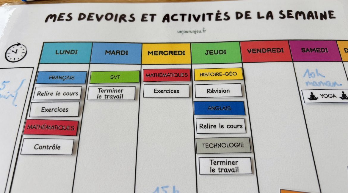 Devoirs et activités extra-scolaires