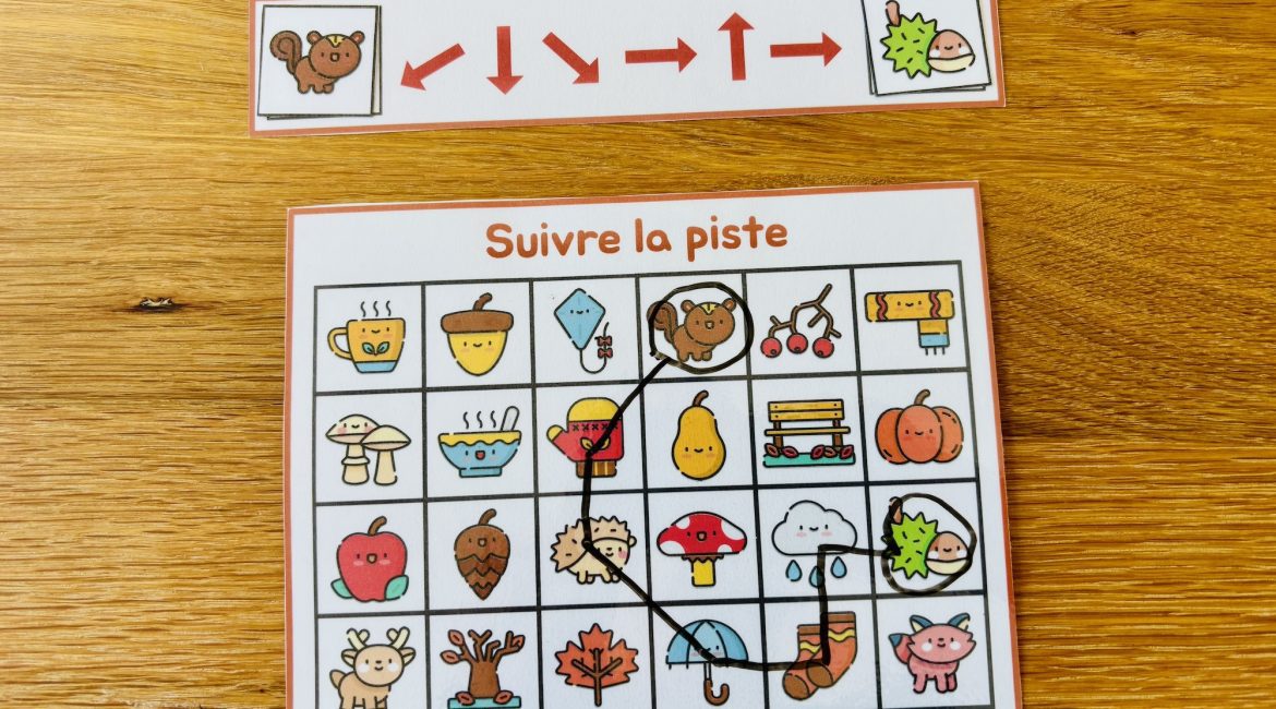 Jeux de logique automne : piste à suivre