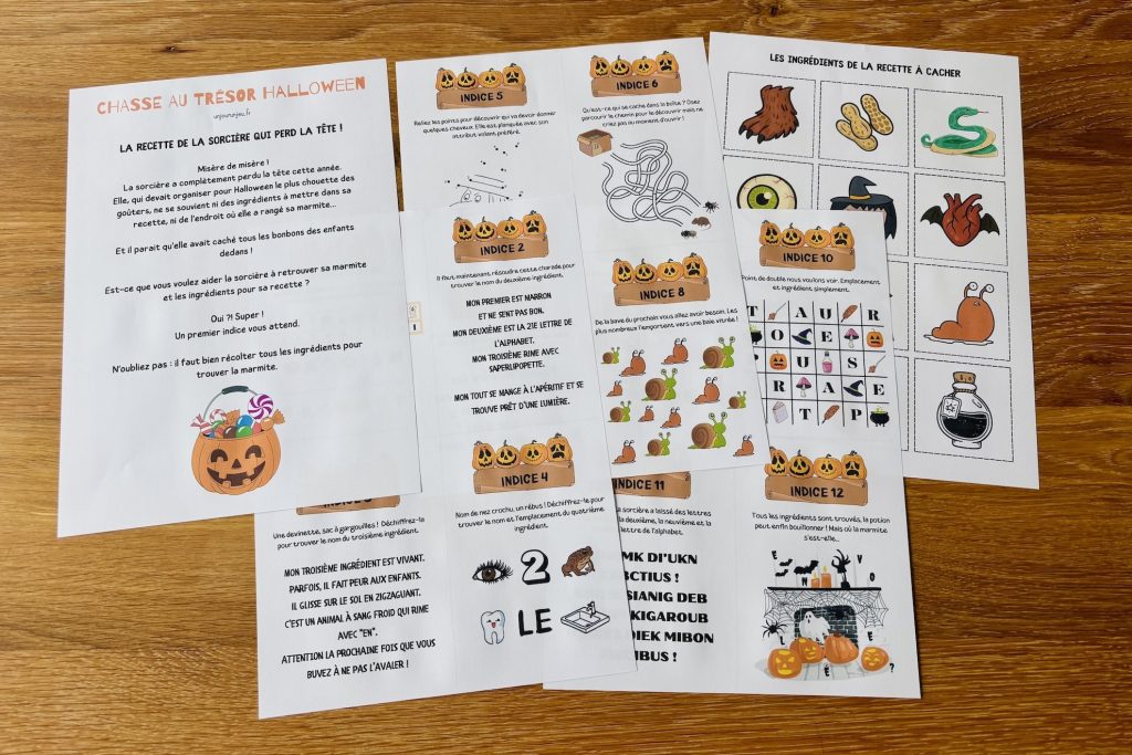 Chasse au trésor d’Halloween : la sorcière qui perd la tête !