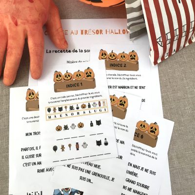 Chasse au trésor Halloween : la recette de la sorcière qui perd la tête