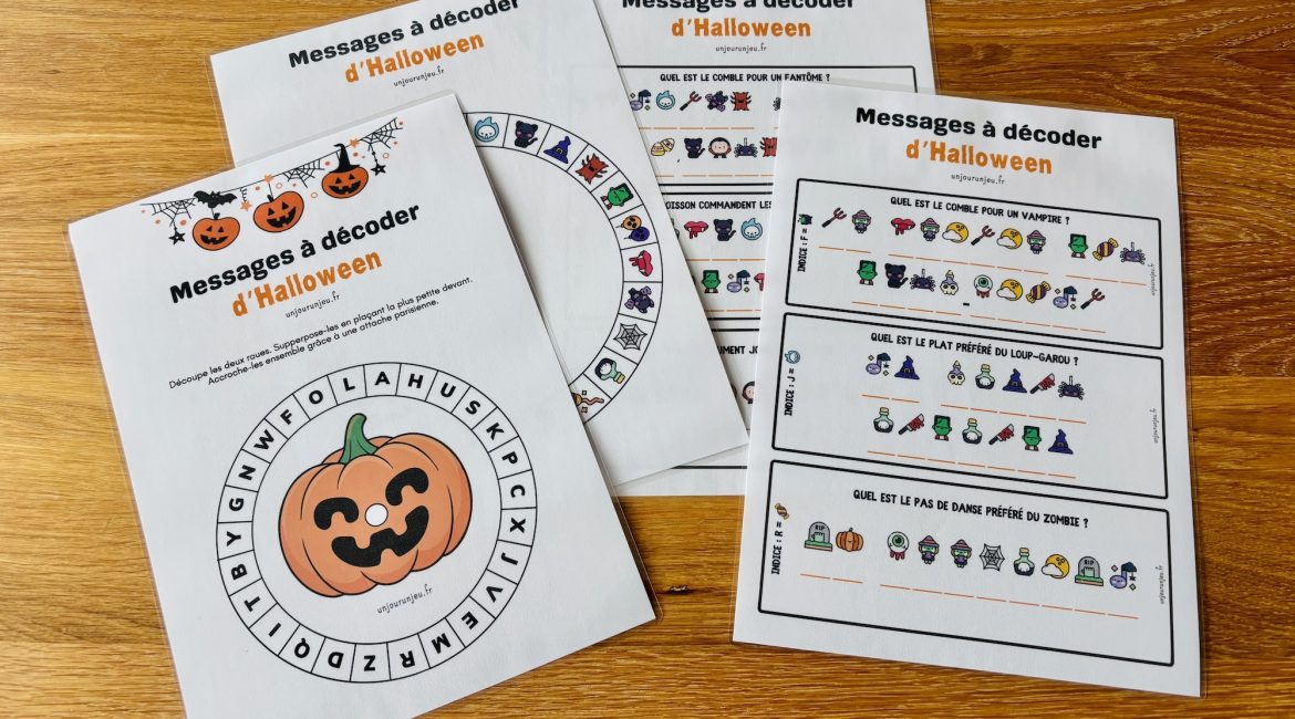 Décodeur Halloween unjourunjeu