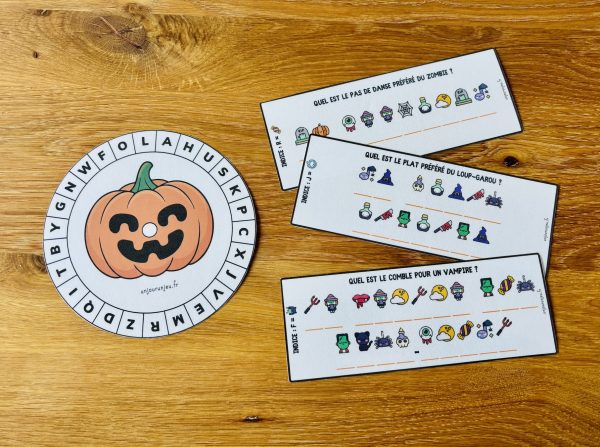 Décodeur d’Halloween : messages à décrypter - Un jour un jeu