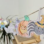 Guirlande d&rsquo;Halloween à colorier