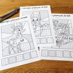 Coloriages graphiques de noël