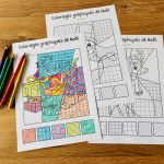 Coloriages graphiques Noël