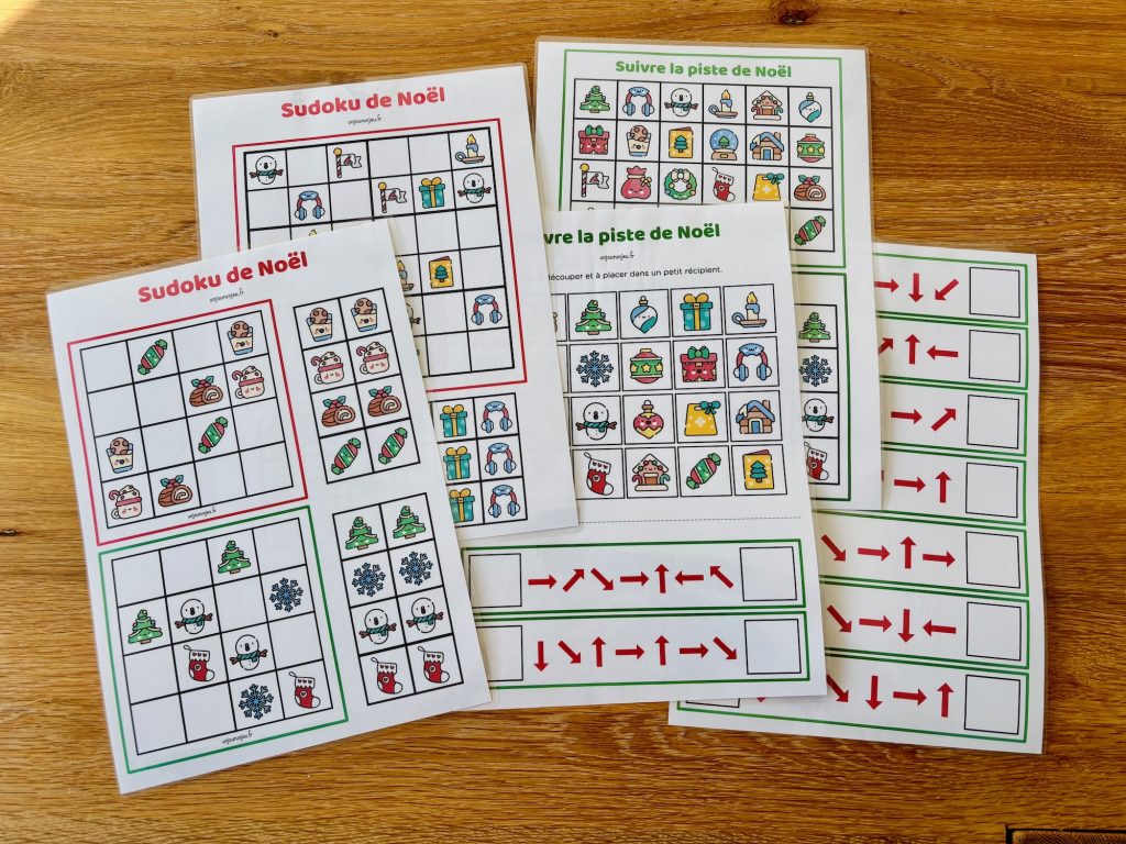 Jeux de logique de Noël