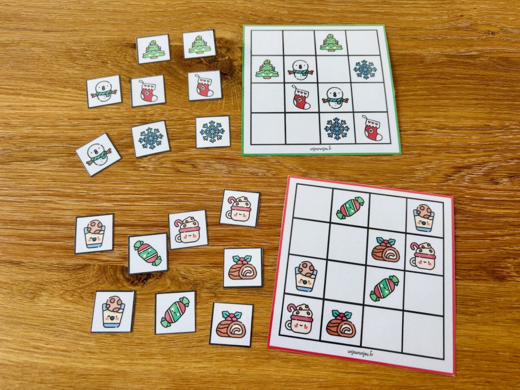 Jeux de logique de Noël