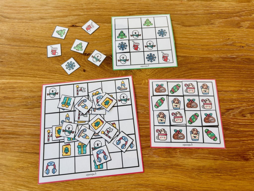 Jeux de logique de Noël : les sudoku