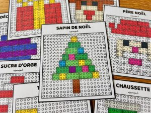 Modèles LEGO de Noël à construire (cartes à imprimer)