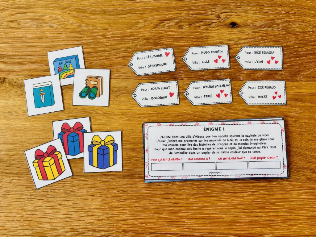 Jeu d'enquête de Noël : pour qui est ce cadeau ?