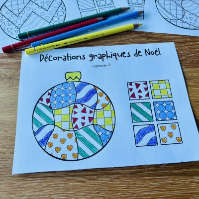 Décorations graphiques de Noël