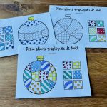 Décorations graphiques pour le sapin