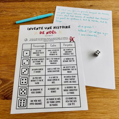 Histoire de Noël au dé