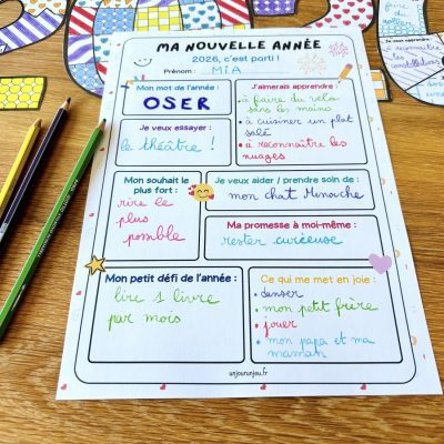 Ma nouvelle année : souhaits & intentions