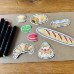 Boulangerie pâtisserie à colorier