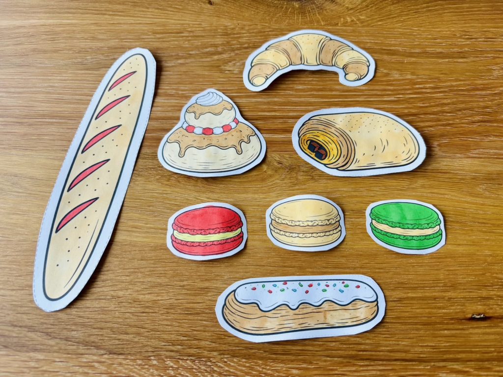 Boulangerie pâtisserie à colorier
