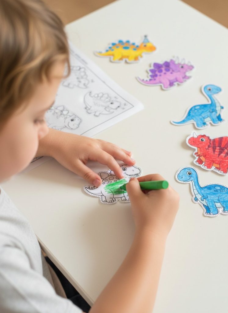 Mes Dinosaures à Colorier : 16 Dinosaures à Découvrir