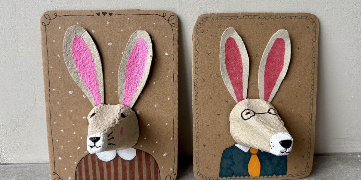 Cadre photo famille Lapin