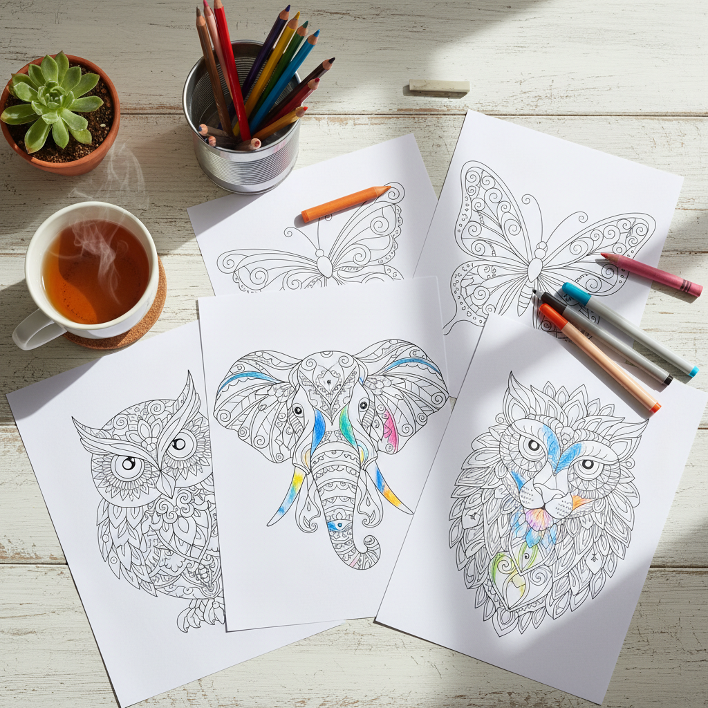 Cahier de 30 Mandalas à Colorier — PDF Gratuit à Imprimer