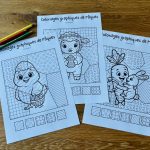 Coloriages graphiques Pâques