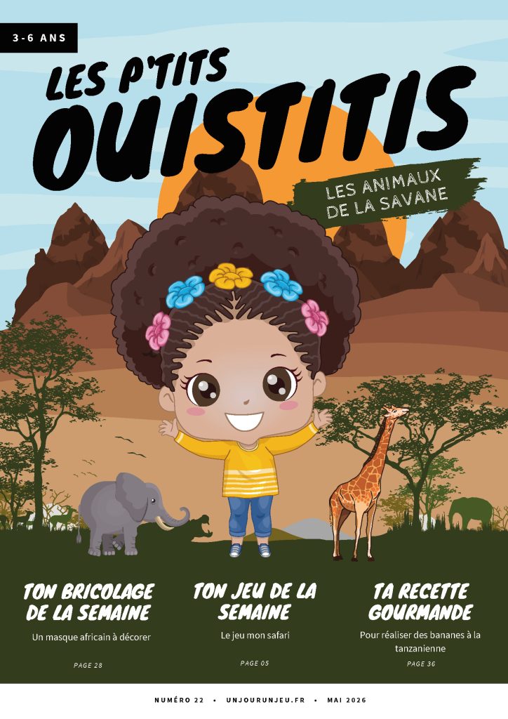 Les P'tits Ouistitis et les animaux de la savane