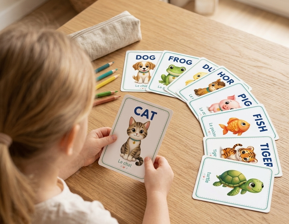 Premiers Mots en Anglais : les animaux