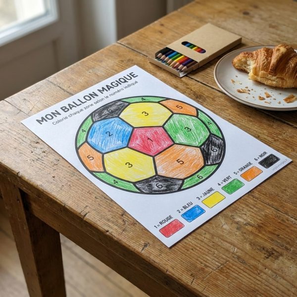 Coloriages magiques football
