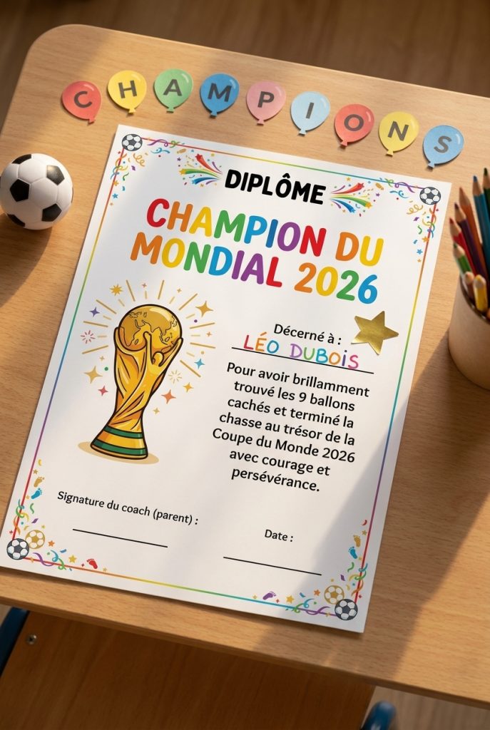 Ma chasse au trésor de la Coupe du Monde 2026