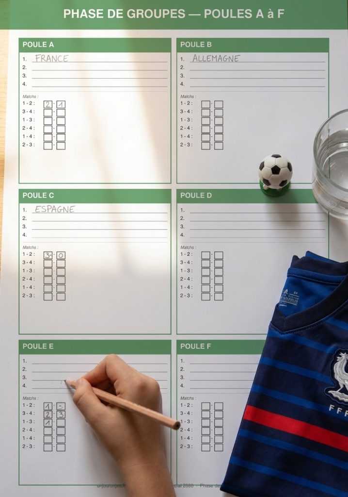 Mon carnet du Mondial 2026 : pronostics, scores et phase finale