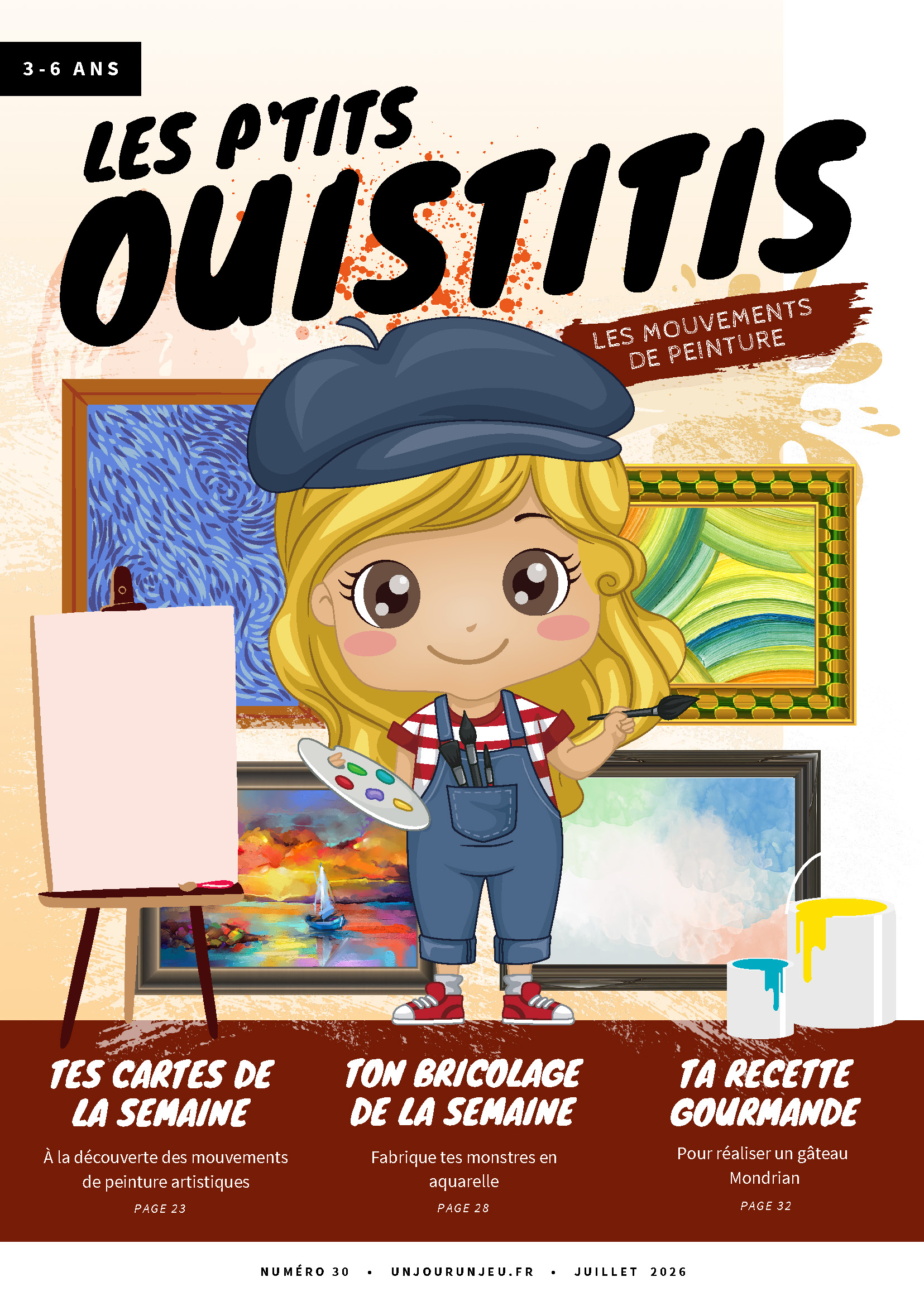 Les P'tits Ouistitis voyagent au cœur des grands styles de peinture