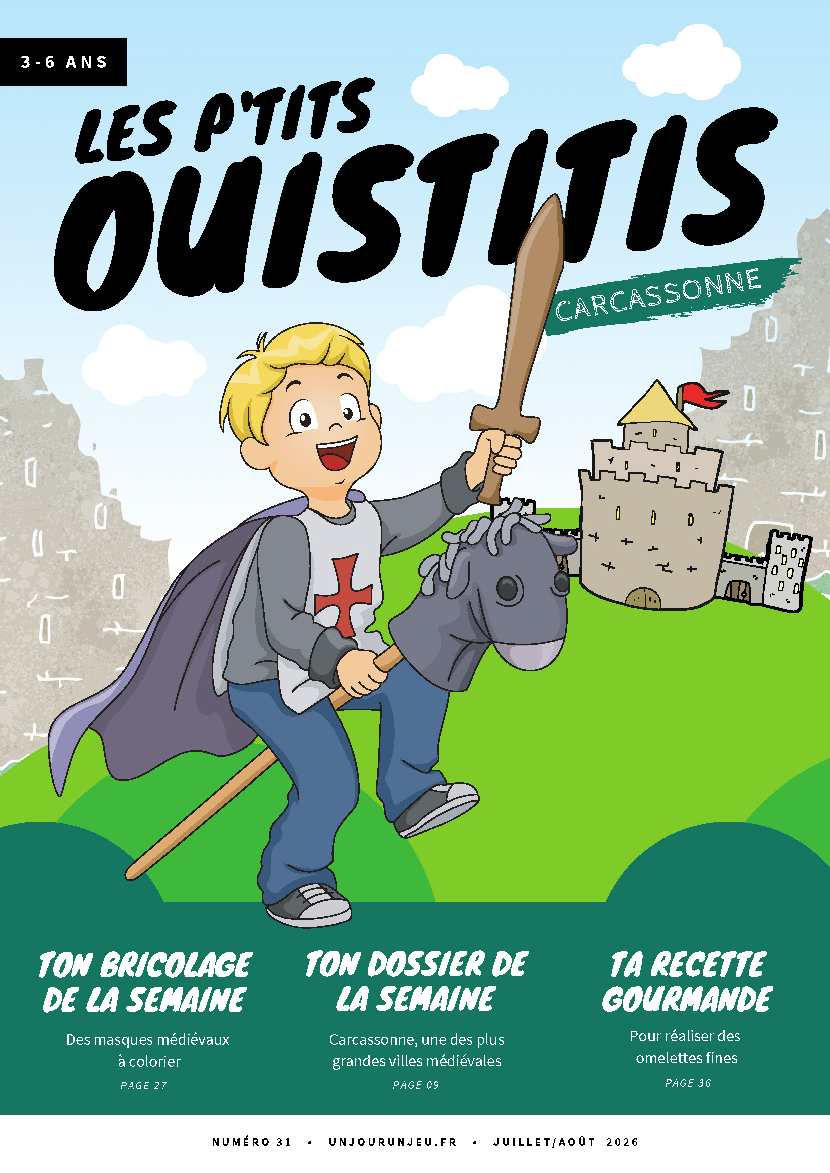 Les P'tits Ouistitis à l’assaut de la cité de Carcassonne !
