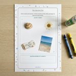 Mon carnet de souvenirs de l&rsquo;été