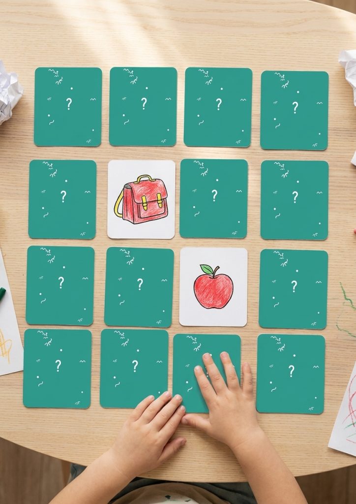 Mémory Rentrée Scolaire