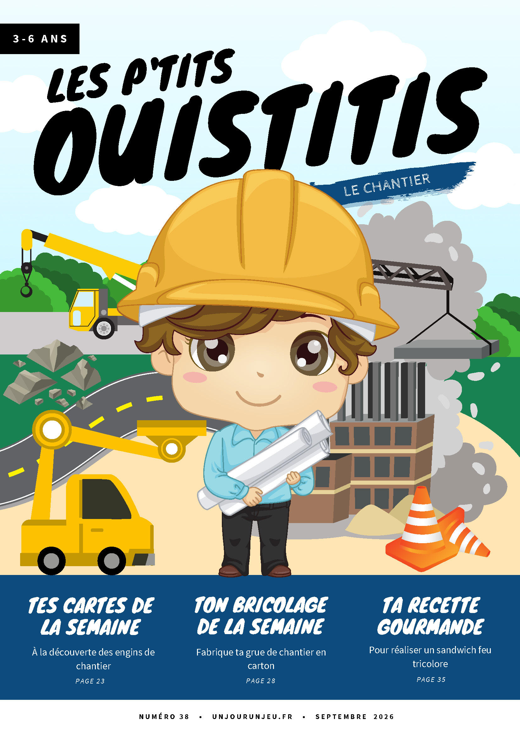 Casques, grues et pelleteuses : Les P'tits Ouistitis sur le chantier
