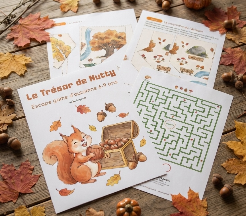 Escape Game Automne - Unjourunjeu