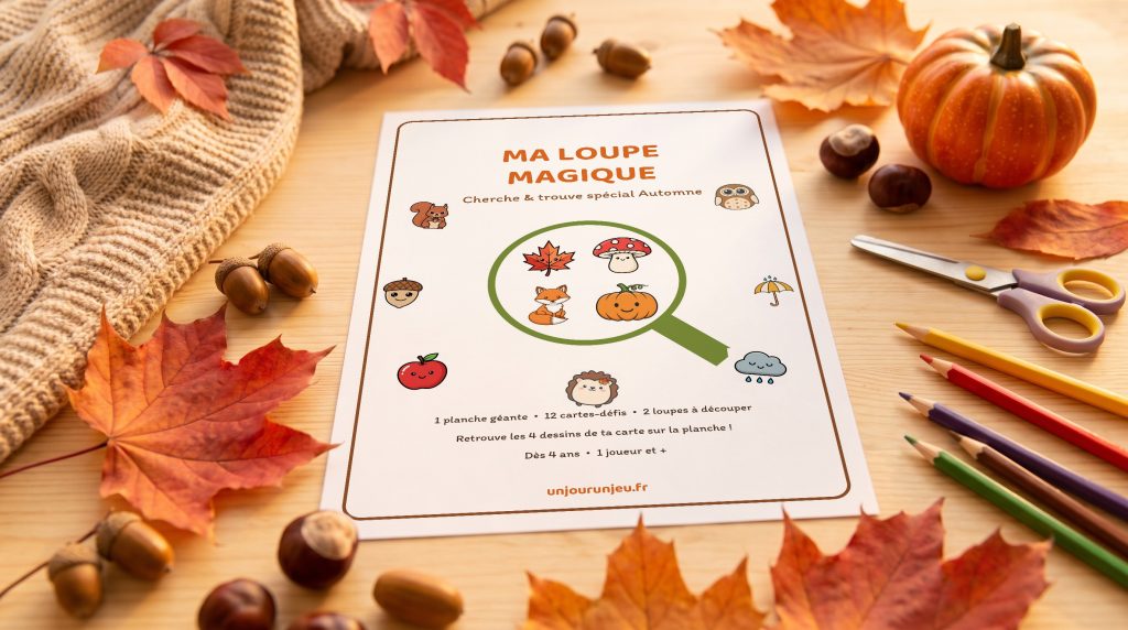 Cherche et Trouve Automne Loupe Magique