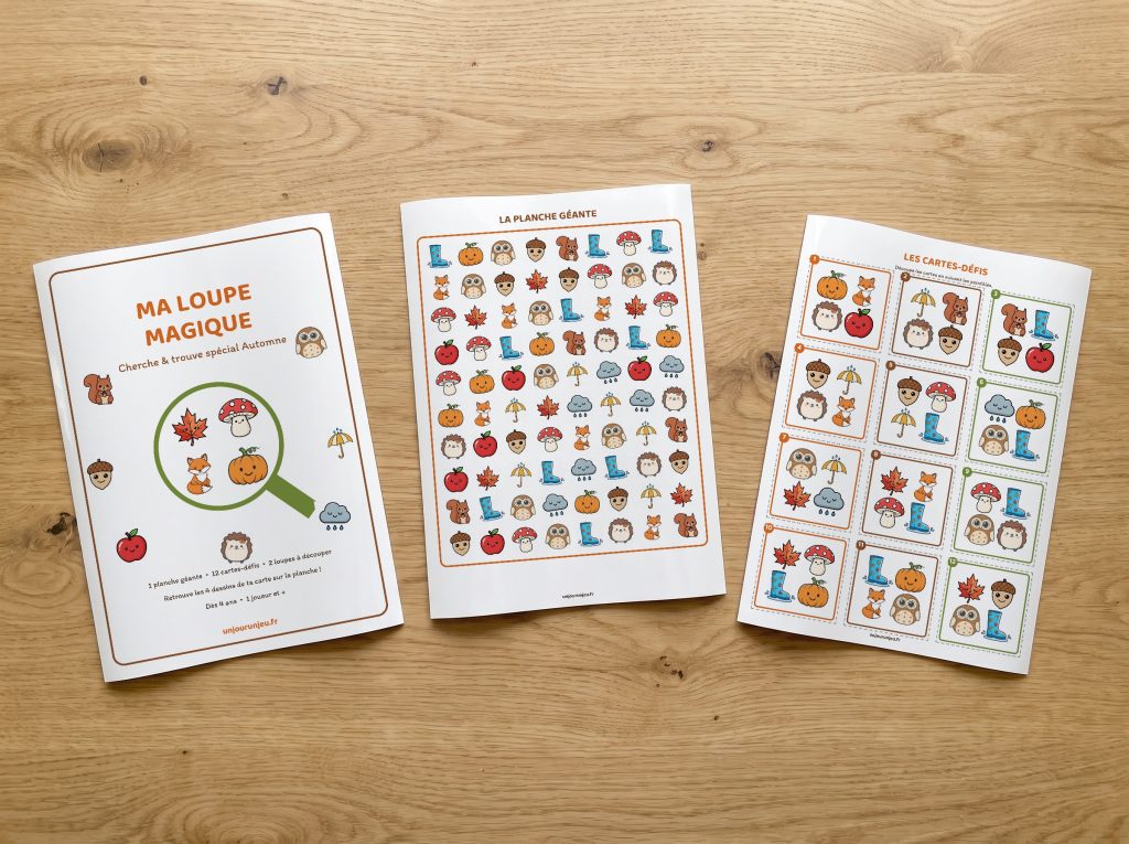 Ma loupe magique : le cherche & trouve d&rsquo;automne