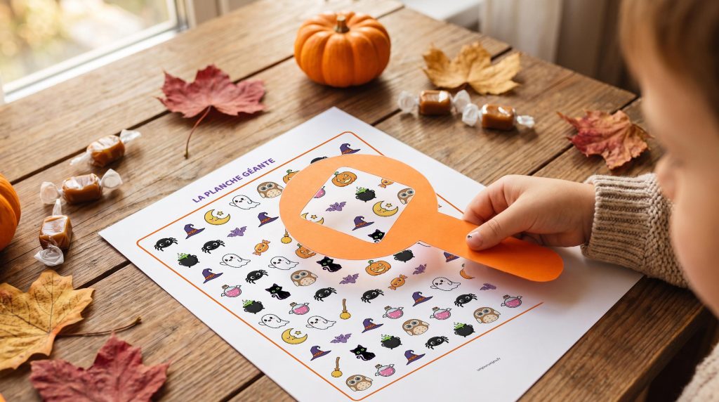 Ma loupe magique : le cherche & trouve d&rsquo;Halloween