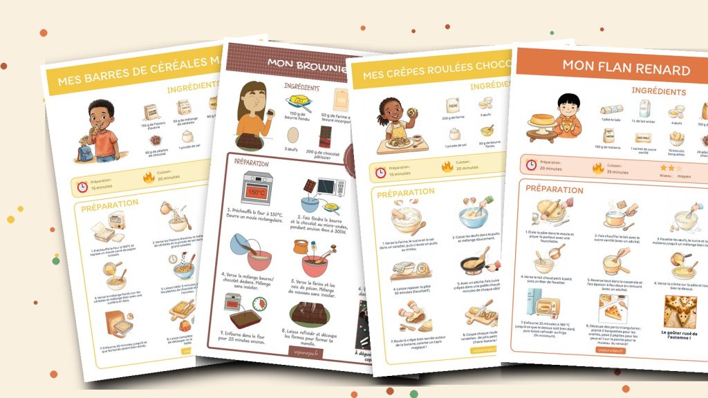 20 recettes de goûters à cuisiner avec les enfants