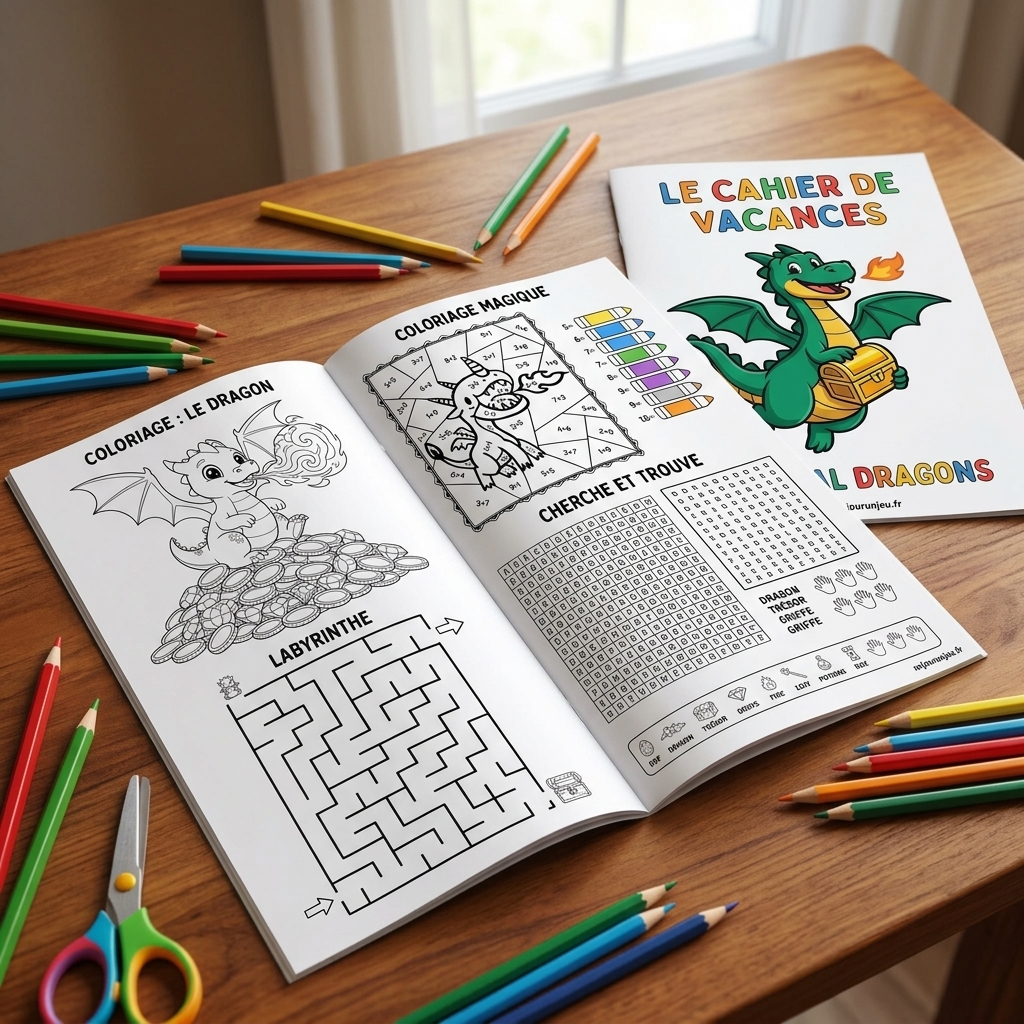 Cahier d'activités sur les dragons