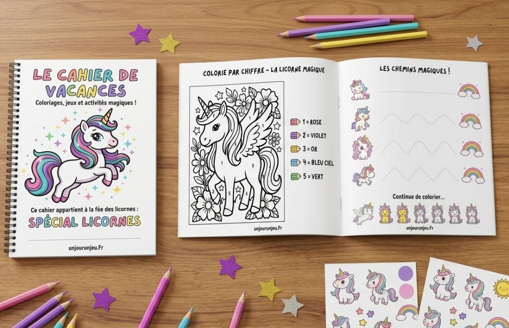 Cahier Activités Licornes