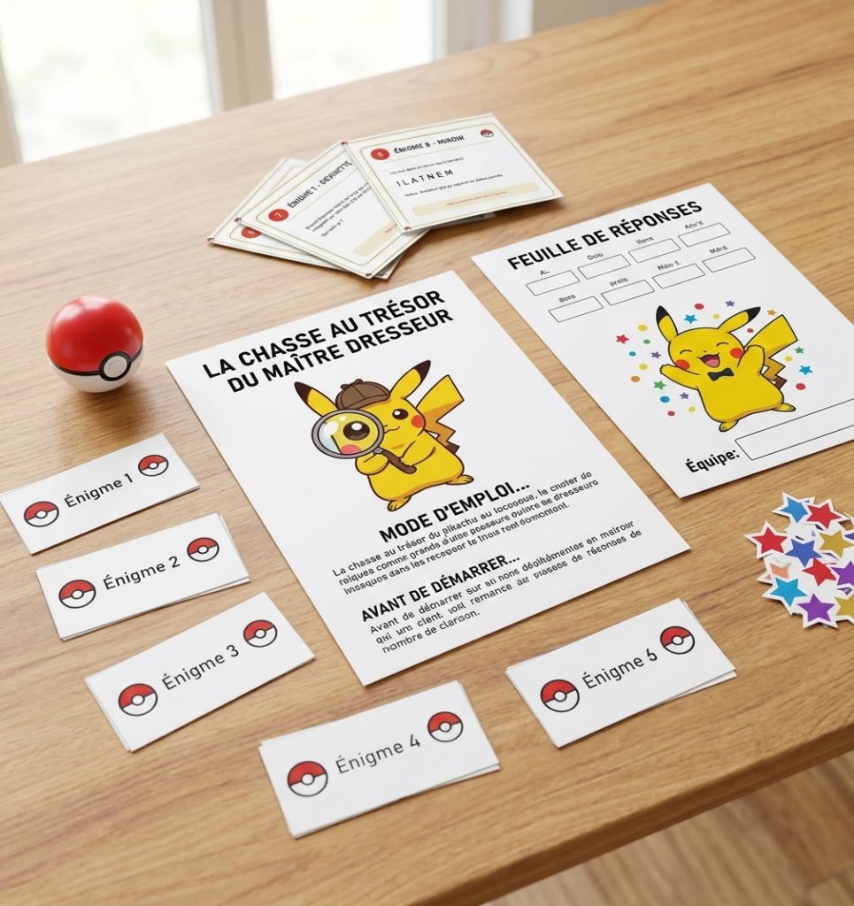 Chasse au Trésor Pokemon