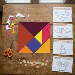Tangram de Halloween : 12 modèles à reproduire