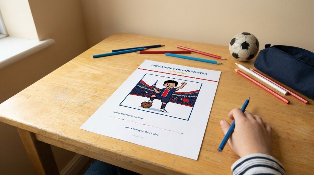 Mon livret d&rsquo;activités de supporter – Spécial Paris