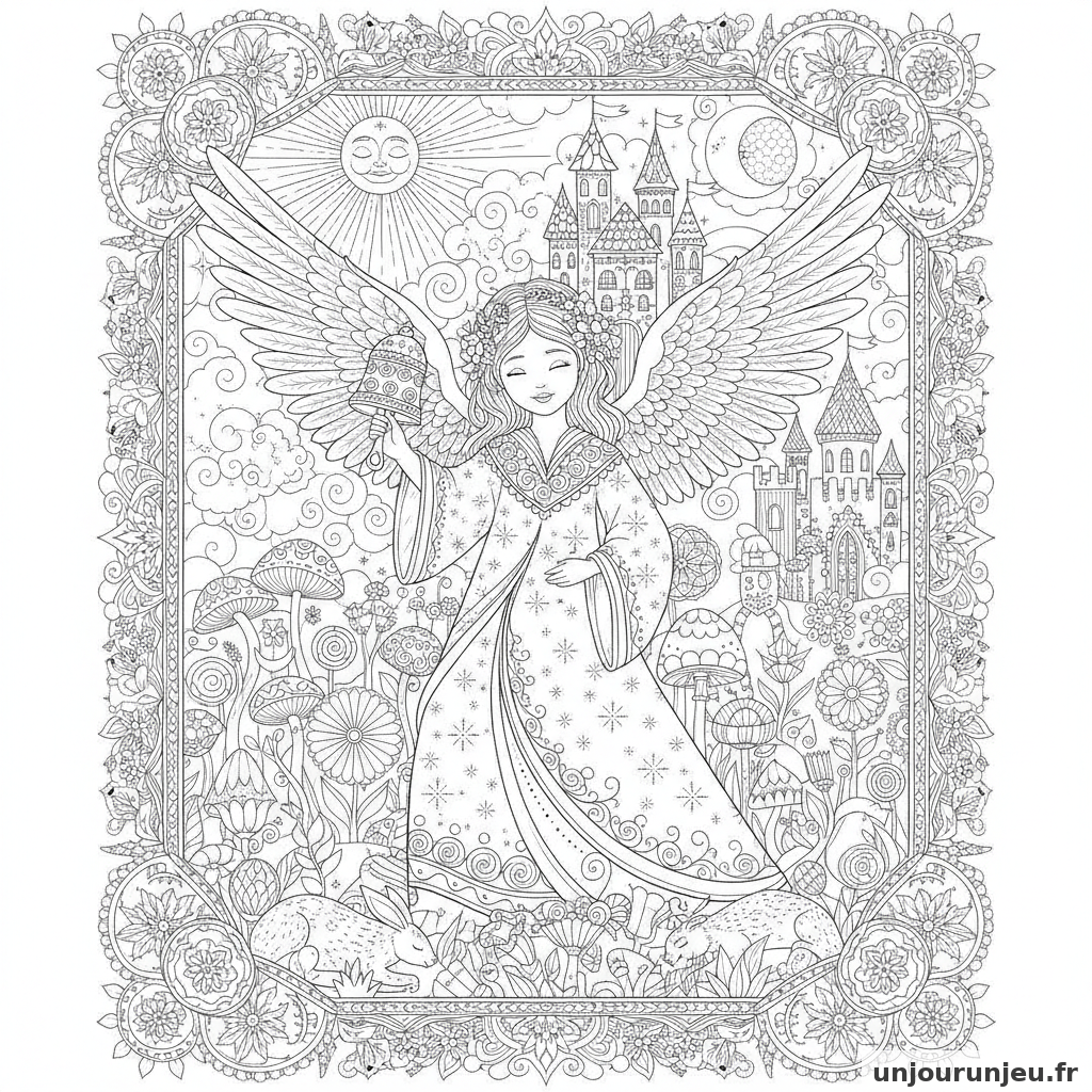 Coloriage Ange Ange Clochette 18