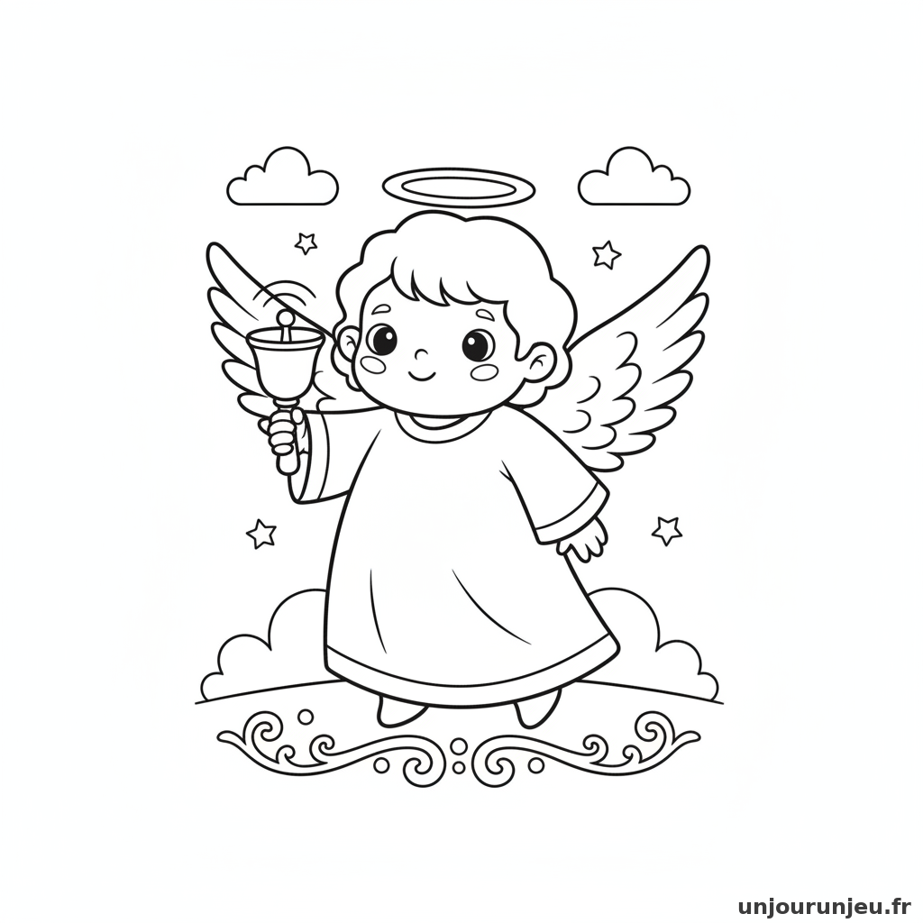 Coloriage Ange Ange Clochette 18