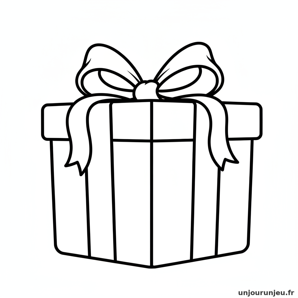Coloriage Cadeau Cadeau Geant 11
