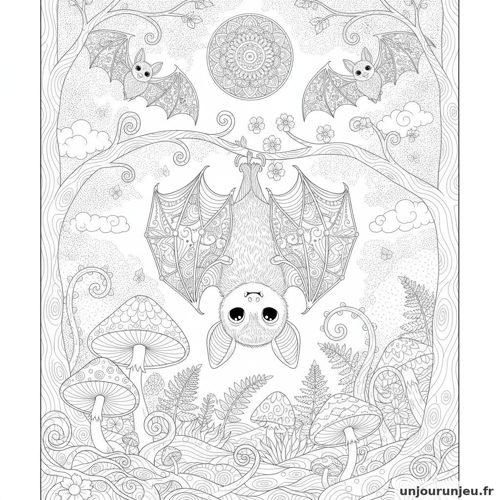 Coloriage Chauve Souris Chauve Souris Bebe 05